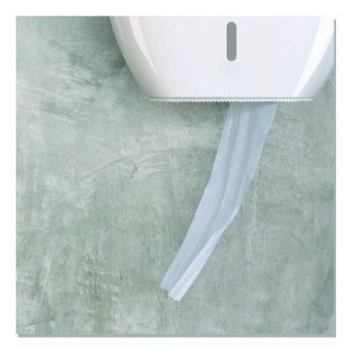 Papernet HyTech Seas Mini JRT, Septic Safe, 1-Ply, 3.3" x 750 ft, White, 6 Rolls/Carton (410051)