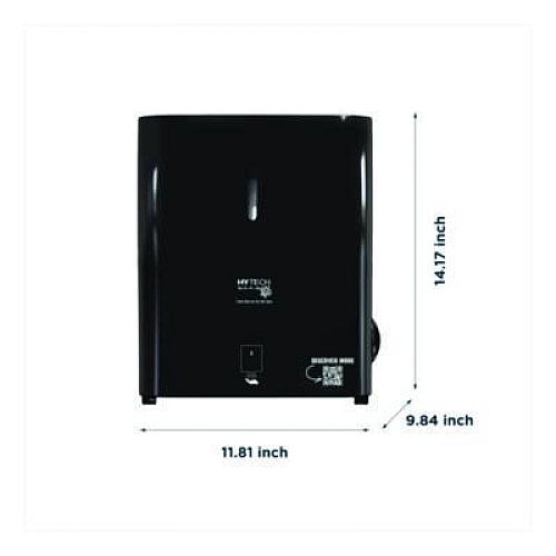 Papernet Hy Tech Towel Dispenser, Automatic, 11.8 x 9.8 x 14.2, Black (419483)