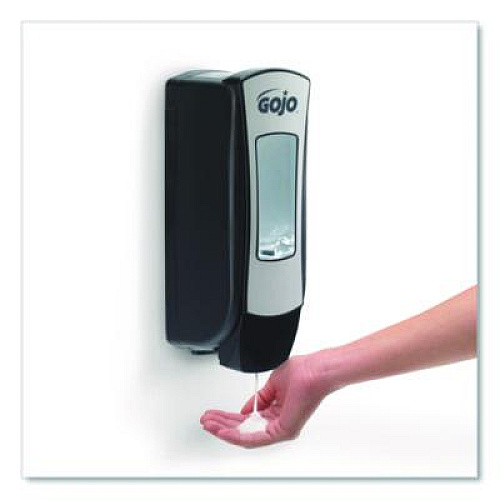 GOJO ADX-12 Dispenser, 1,250 mL, 4.64 x 3.94 x 11.89, Black/Gray, 6/Carton (888806CT)