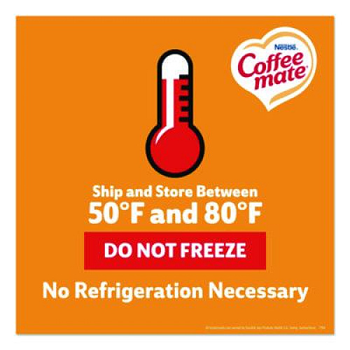 Coffee mate Liquid Coffee Creamer, Pumpkin Spice, 0.38 oz Mini Cups, 50/Box, 4 Boxes/Carton (75520CT)