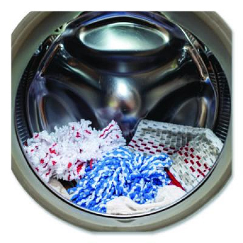O-Cedar EZWring Deep Clean Refill, Patented Microfiber, Custom Size for EZ Wring Mop Systems, Red/White, 4/Carton (170500CT)