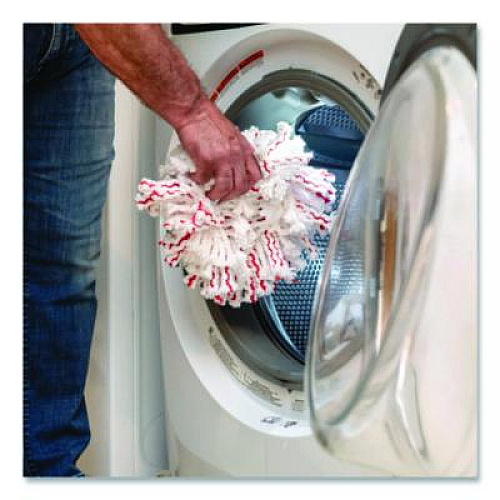 O-Cedar EZWring Deep Clean Refill, Microfiber, Custom size for EZ Wring Mop System, Red/White (170500)