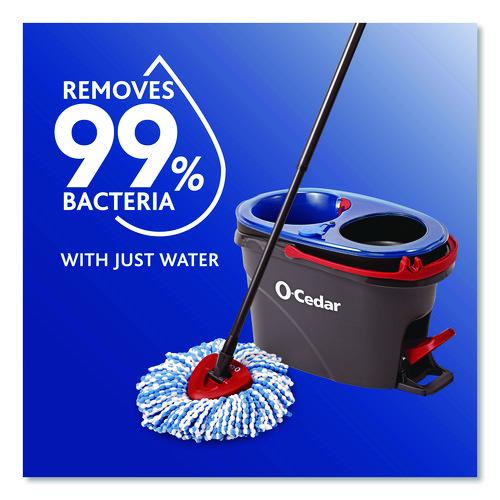 Rinse Clean Refill, Microfiber, Custom Size for Rinse Clean Mop Systems, Blue/White, 2/Pack (172092)