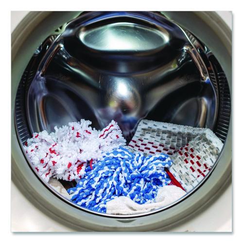 Rinse Clean Refill, Microfiber, Custom Size for Rinse Clean Mop Systems, Blue/White, 2/Pack (172092)