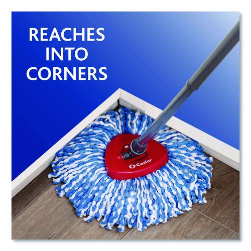 Rinse Clean Refill, Microfiber, Custom Size for Rinse Clean Mop Systems, Blue/White, 2/Pack (172092)