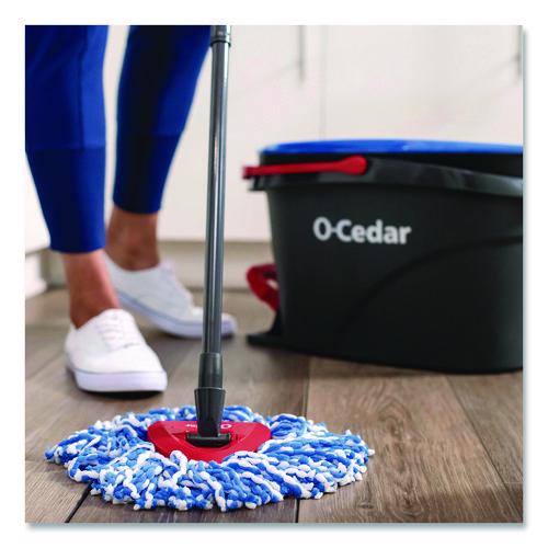 Rinse Clean Refill, Microfiber, Custom Size for Rinse Clean Mop Systems, Blue/White, 2/Pack (172092)