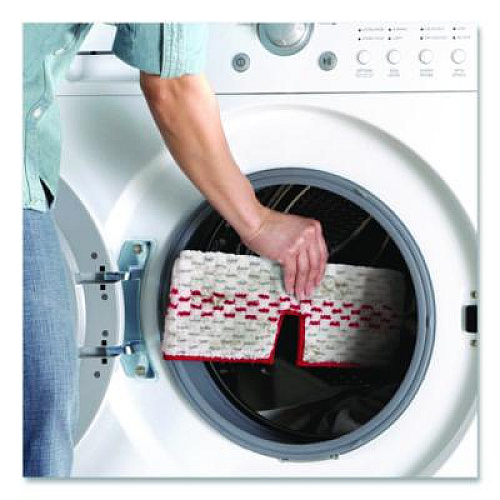 O-Cedar ProMist MAX Refill, Microfiber, Custom Size for ProMist Mop System, Red/White/Gray, 4/Carton (173579CT)
