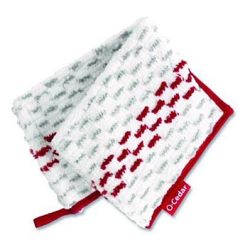 O-Cedar ProMist MAX Refill, Microfiber, Custom Size for ProMist Mop System, Red/White/Gray (173579EA)