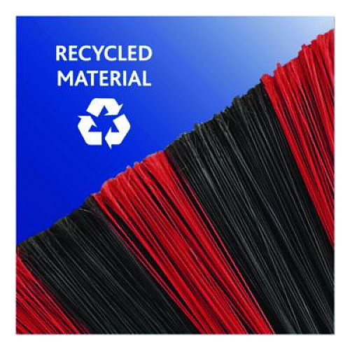 O-Cedar One Sweep Broom with Dustpan, 53.88" Handle, Red/Black/Gray (175073)