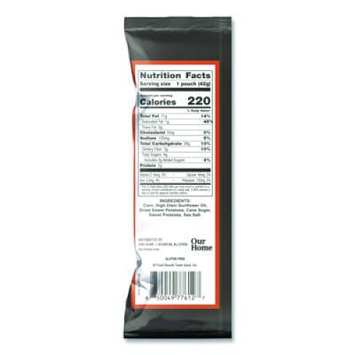 Food Should Taste Good Tortilla Chips, Sweet Potato with Sea Salt, 1.5 oz., 24/Carton (77612)