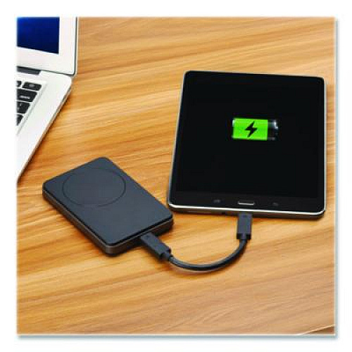 Tripp Lite by Eaton Portable Wireless Magnetic Charging Power Bank, USB C, Black (UPB04K01CM)