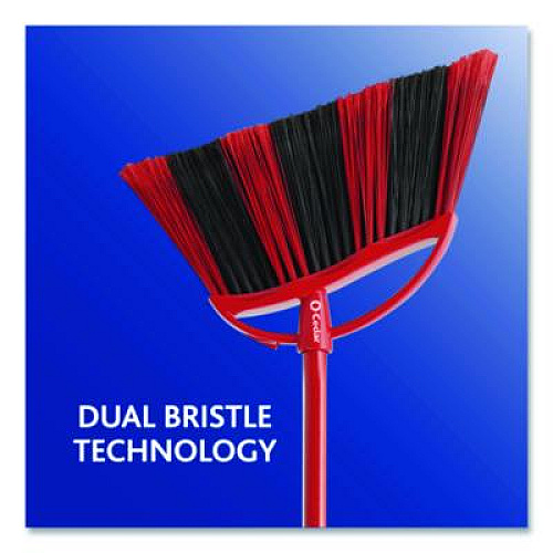 O-Cedar One Sweep LG Broom with Dustpan, 57" Handle, Red/Black/Gray (172134)