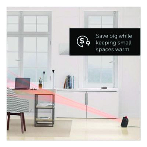 Honeywell UberHeat 5 Ceramic Heater, 1,500 W, 4.5 x 4.5 x 8.86, Black (HCE210B)