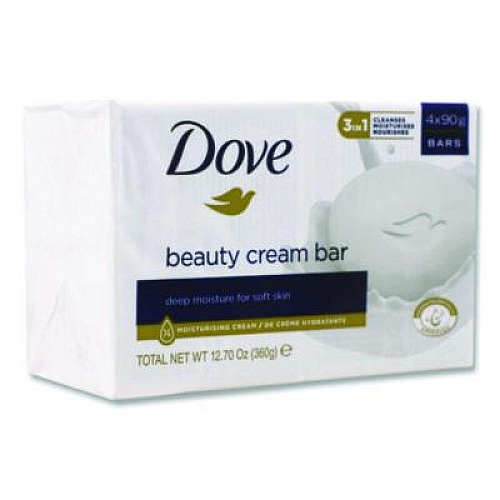 Dove Moisturizing Bar Soap, Pleasant Scent, 3.15 oz, 48/Carton (CB370944)