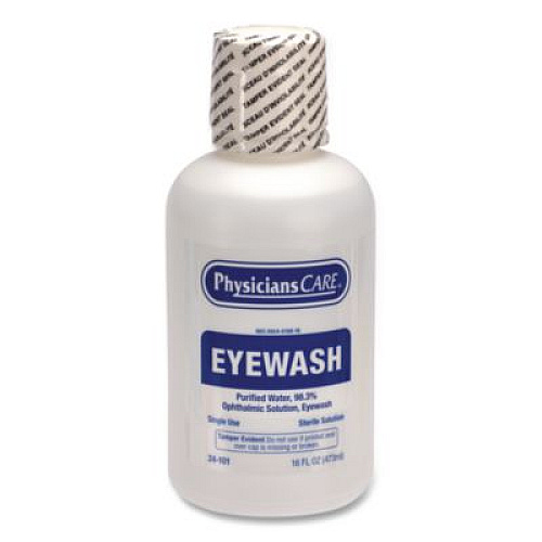 PhysiciansCare by First Aid Only Eye Wash, 16 oz Bottle, 12/Carton (24101001)