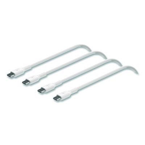 Belkin BOOST CHARGE USB-C to USB-C Cable, 3.3 ft, White, 2/Pack (CAB003BT1MWH)