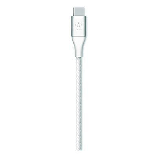 Belkin BOOST CHARGE Braided USB-C to USB-C Cable, 6.6 ft, White (CAB004BT2MWH)
