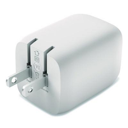 Belkin BOOST CHARGE Pro Dual USB-C GaN Wall Charger with PPS, White (WCH013DQWH)