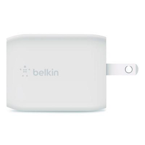 Belkin BOOST CHARGE Pro Dual USB-C GaN Wall Charger with PPS, White (WCH013DQWH)