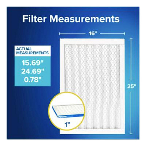 Filtrete Premium Allergen, Bacteria and Virus Air Filter, MERV 13, MPR 1900, 16 x 25, 4/Carton (UA014CA)