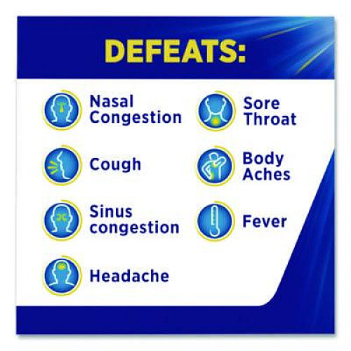 Theraflu Multi-Symptom Severe Cold Hot Liquid Powder, 6 Count (64260603)