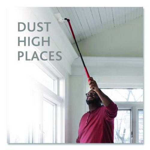 O-Cedar Flex and Catch Duster Heavy-Duty Refills, Polyester, White, 5/Pack (172172PK)