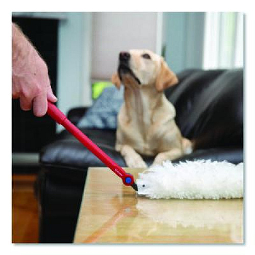 O-Cedar Flex and Catch Duster Heavy-Duty Refills, Polyester, White, 10/Pack (172170PK)