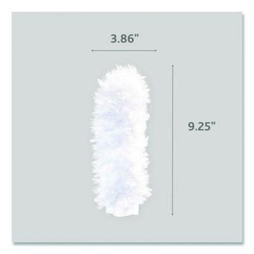 O-Cedar Flex and Catch Duster Heavy-Duty Refills, Polyester, White, 10/Pack, 4 Packs/Carton (172170CT)