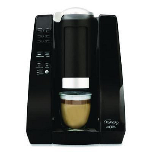FLAVIA Aroma Brewer, with 134 Assorted Drinks Bundle, Black (MDR10020)