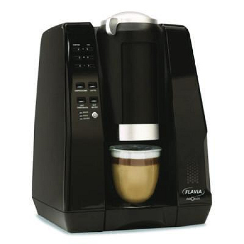FLAVIA Aroma Brewer, with 134 Assorted Drinks Bundle, Black (MDR10020)