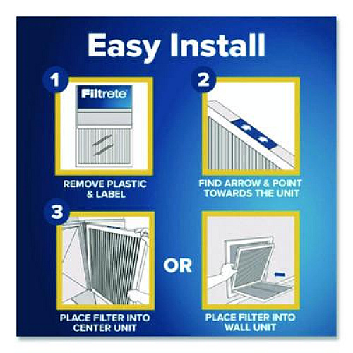 Filtrete Allergen Defense Air Filter, MERV 11, MPR 1000, 18 x 24, 4/Carton (98214CA)