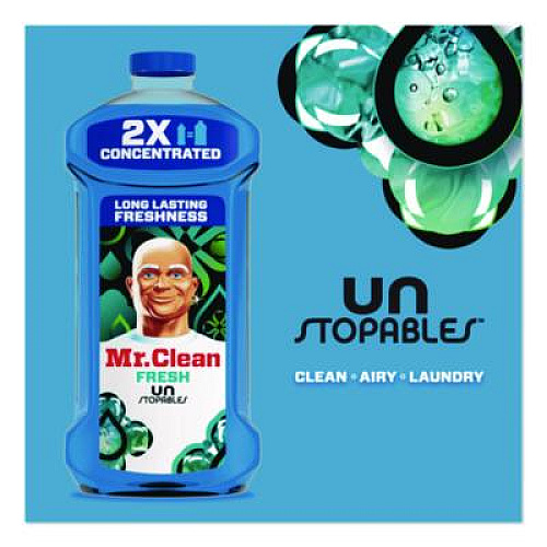 Mr. Clean Multipurpose Cleaning Solution, Unstopables Fresh Scent, 64 oz Bottle (10720)