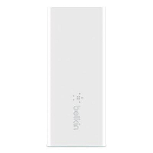 Belkin BOOST CHARGE Dual Wall Charger with PPS + USB-C Cable with Lightning Connector, White (WCB007DQ1MWH)