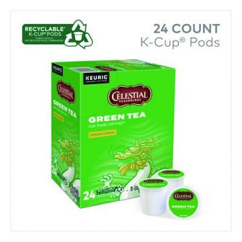 Celestial Seasonings Green Tea K-Cups, 96/Carton (14734CT)
