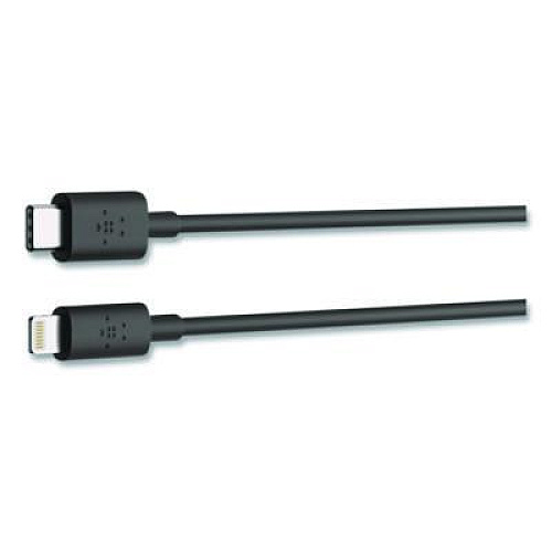 Belkin BOOST CHARGE USB-PD Car Charger + Lightning to USB-C Cable, 20 W, USB-C, Black (CCA003BT04BK)
