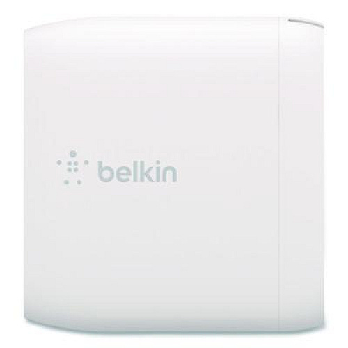 Belkin BOOST CHARGE Dual USB-A Wall Charger, White (WCB002DQWH)