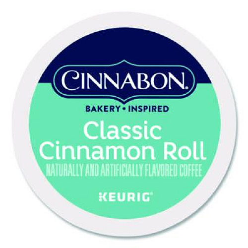 Cinnabon Classic Cinnamon Roll Coffee K-Cups, 96/Carton (6305CT)