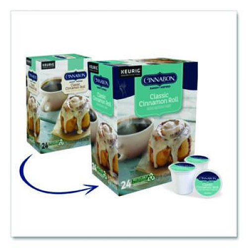 Cinnabon Classic Cinnamon Roll Coffee K-Cups, 96/Carton (6305CT)