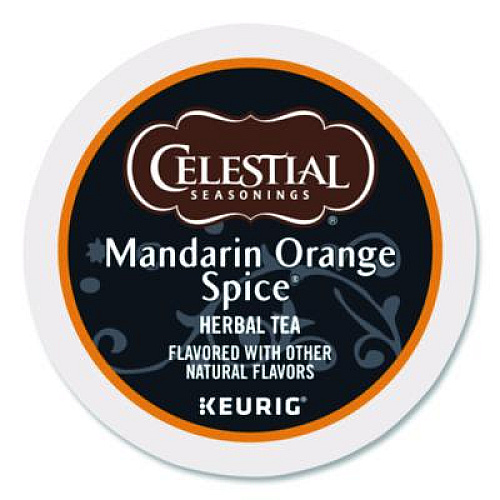 Celestial Seasonings Mandarin Orange Spice Herb Tea K-Cups, 96/Carton (14735CT)