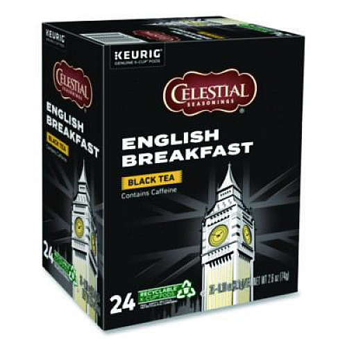 Celestial Seasonings English Breakfast Black Tea K-Cups, 24/Box (14731)