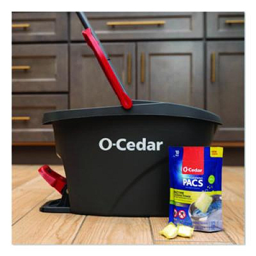 O-Cedar Cleaning PACS, Crisp Citrus Scent, 10/Pack, 8 Packs/Carton (172400CT)