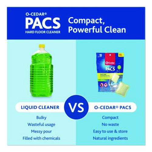 O-Cedar Cleaning PACS, Crisp Citrus Scent, 10/Pack (172400)