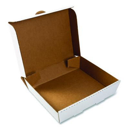 AmerCareRoyal Catering Boxes, 10.88 x 13 x 3, White, Paper, 50/Carton (CCBHP13113)