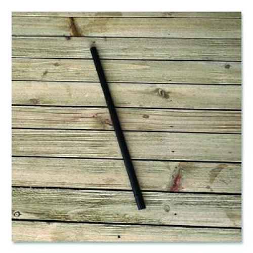 Boardwalk Giant Straws, 7.75", Polypropylene, Black, 150/Pack, 10 Packs/Carton (GSTUW775BK)