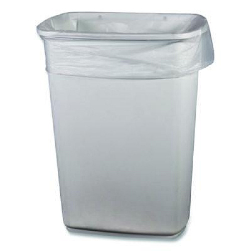 Boardwalk High-Density Can Liners, 16 gal, 8 mic, 24 x 33, Natural, Perforated Roll, 1,000/Carton (24338N)