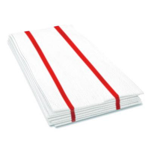 Cascades PRO Tuff-Job S900 Antimicrobial Foodservice Towels, 12 x 24, White/Red, 150/Carton (W921)