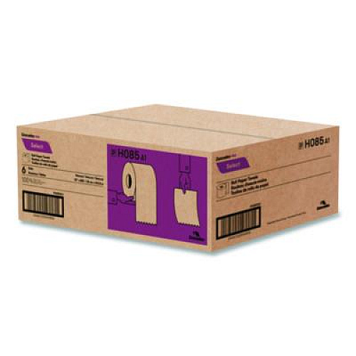 Cascades PRO Select Roll Paper Towels, 1-Ply, 7.9" x 800 ft, Natural, 6/Carton (H085)