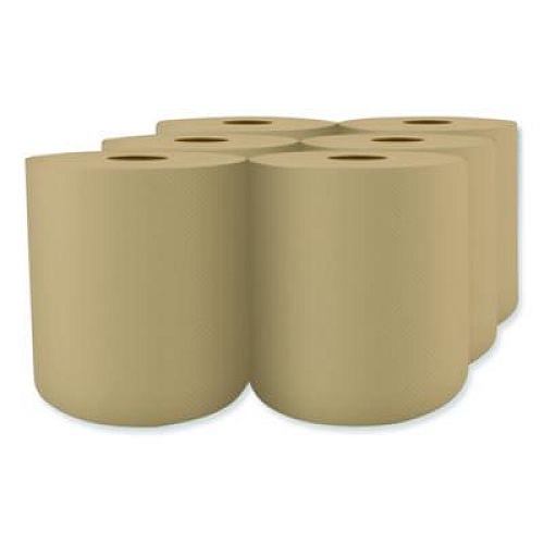 Cascades PRO Select Roll Paper Towels, 1-Ply, 7.9" x 800 ft, Natural, 6/Carton (H085)