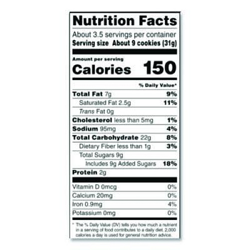 Grandma's Mini Vanilla Creme Sandwich Cookies, 2.12 oz Packet, 60/Carton (FRI45096)