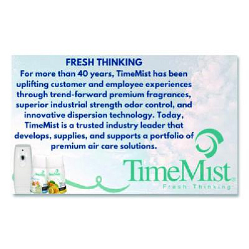 TimeMist Premium Metered Air Freshener Refill, Baby Powder, 7.1 oz Aerosol Spray, 12/Carton (1042686)